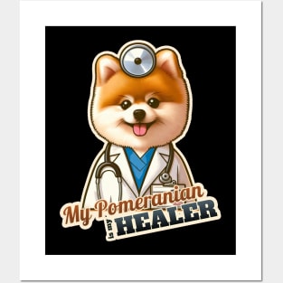 Pomeranian doctor Posters and Art